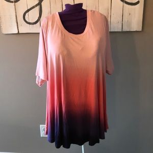 Lane Bryant ombré flowy tunic! Size 22/24